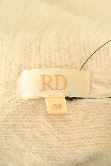 RD ROUGE DIAMANT（アールディー　ルージュ　ディアマン）の古着「シアーレースネックニット（ニット）」大画像６へ