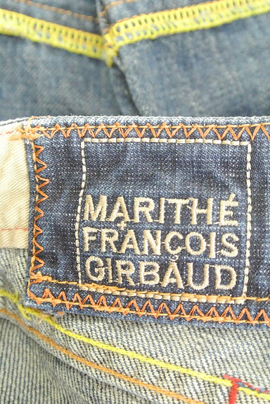 MARITHE FRANCOIS GIRBAUD（マリテフランソワジルボー）の古着「裾フレアハーフデニムパンツ（デニムパンツ）」大画像６へ