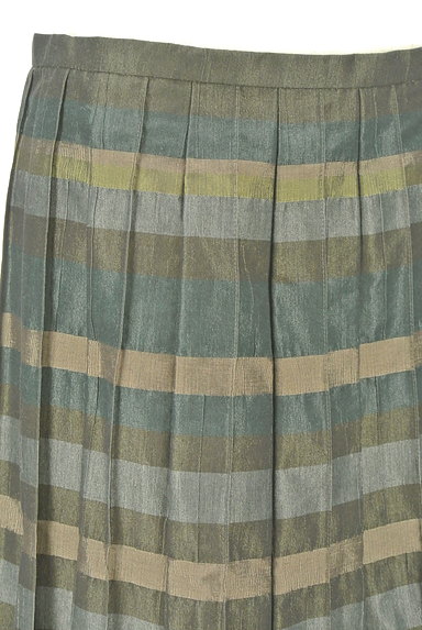 ARTISAN（アルチザン）の古着「ボーダー柄プリーツスカート（スカート）」大画像４へ