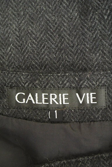 GALERIE VIE（ギャルリーヴィー）の古着「ヘリンボーン柄膝下丈ウールスカート（スカート）」大画像６へ