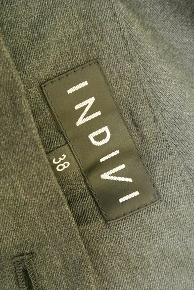 INDIVI（インディヴィ）の古着「ベーシックセンタープレスパンツ（パンツ）」大画像６へ