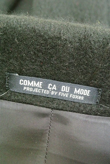 COMME CA DU MODE（コムサデモード）の古着「ベルト付きフレアウールコート（コート）」大画像６へ
