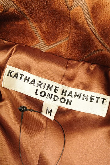 KATHARINE HAMNETT LONDON（キャサリンハムネットロンドン）の古着「凹凸ベロアコート（コート）」大画像６へ