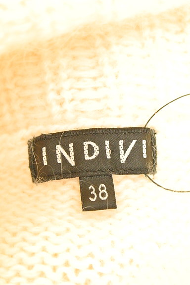 INDIVI（インディヴィ）の古着「タートルネックケーブルニット（ニット）」大画像６へ