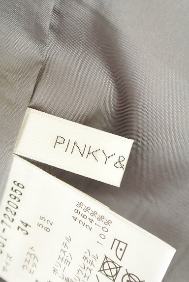 Pinky＆Dianne（ピンキー＆ダイアン）の古着「ウエストリボンチェック柄タイトスカート（スカート）」大画像６へ
