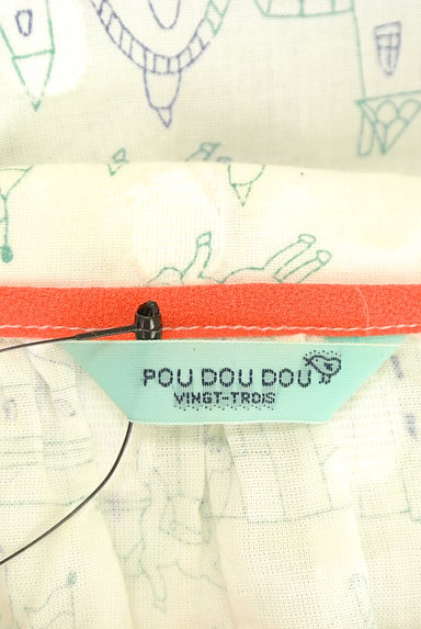 POU DOU DOU（プードゥドゥ）の古着「ポップ柄コットンブラウス（カジュアルシャツ）」大画像６へ