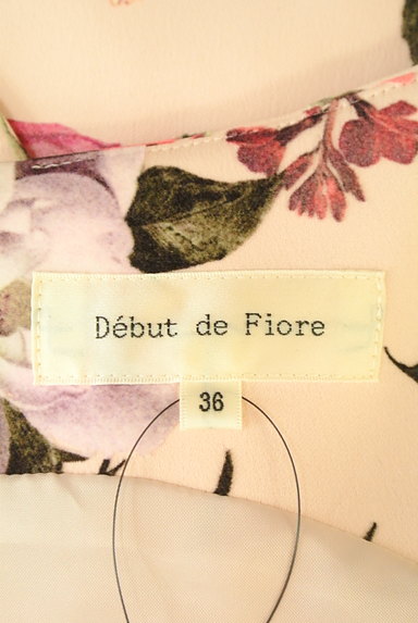 Debut de Fiore by LAISSE PASSE（デビュー・ド・フィオレ）の古着「フロッキー花柄フレアワンピース（ワンピース・チュニック）」大画像６へ