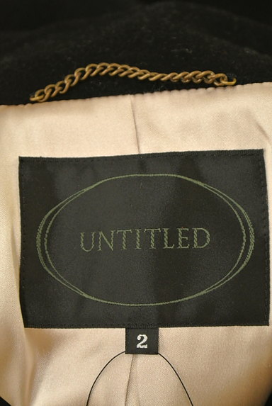 UNTITLED（アンタイトル）の古着「ハイネック比翼ロングコート（コート）」大画像６へ