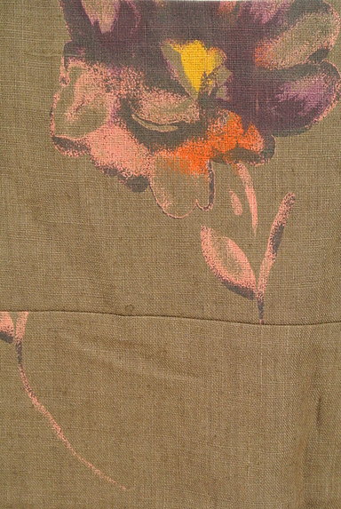 TABASA（タバサ）の古着「花柄リネンマキシフレアスカート（ロングスカート・マキシスカート）」大画像５へ