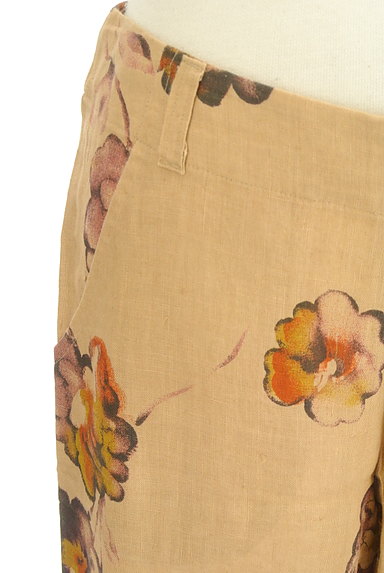 TABASA（タバサ）の古着「花柄リネンワイドパンツ（パンツ）」大画像４へ