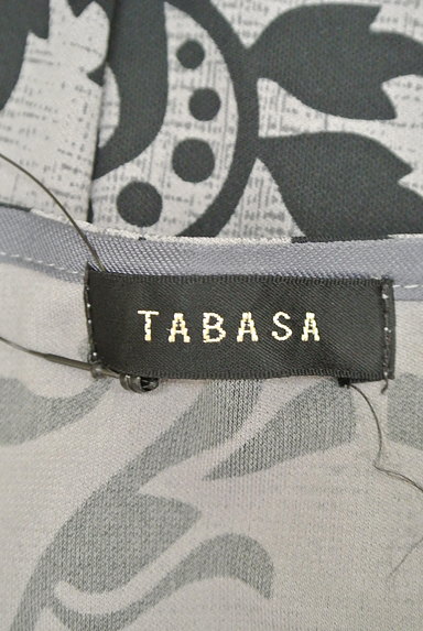 TABASA（タバサ）の古着「ダマスクドレープワンピース（ワンピース・チュニック）」大画像６へ
