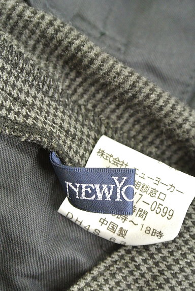 NEW YORKER（ニューヨーカー）の古着「千鳥格子柄ストレートパンツ（パンツ）」大画像６へ