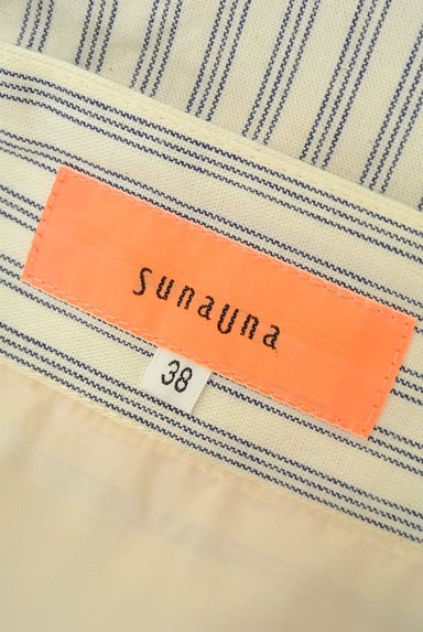 SunaUna（スーナウーナ）の古着「リボンウエスト膝下丈フロントタックスカート（スカート）」大画像６へ