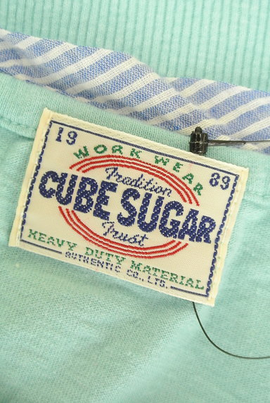CUBE SUGAR（キューブシュガー）の古着「七分袖シンプルカットソー（Ｔシャツ）」大画像６へ