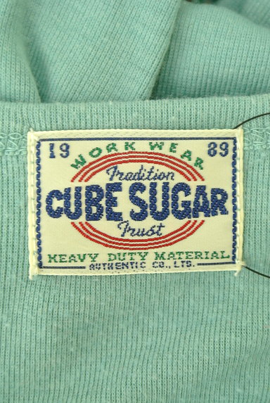 CUBE SUGAR（キューブシュガー）の古着「小花柄折り返し袖カットソー（Ｔシャツ）」大画像６へ