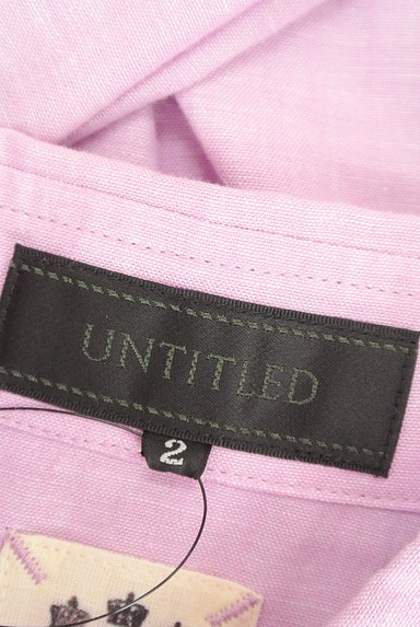 UNTITLED（アンタイトル）の古着「桜色カジュアルシャツ（カジュアルシャツ）」大画像６へ