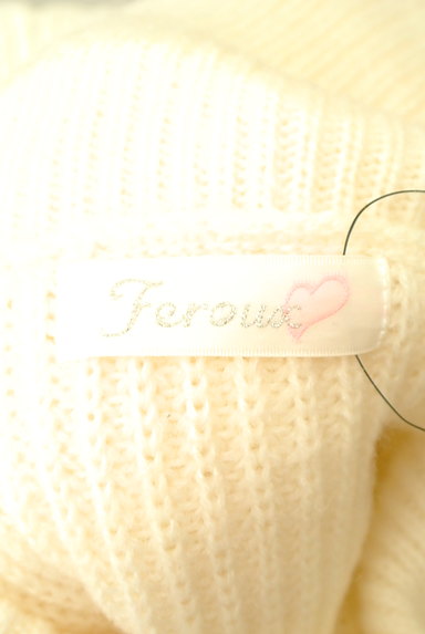 Feroux（フェルゥ）の古着「スカラップ刺繍タートルネックニット（ニット）」大画像６へ