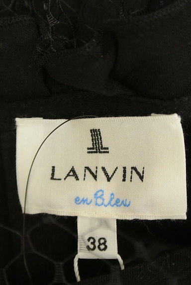 LANVIN en Bleu（ランバンオンブルー）の古着「メッシュ重ねドルマンカットソー（カットソー・プルオーバー）」大画像６へ