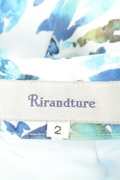 Rirandture（リランドチュール）の古着「サイドボタン花柄タックスカート（スカート）」大画像６へ