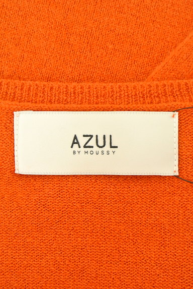 AZUL by moussy（アズールバイマウジー）の古着「クルーネックカラーニット（ニット）」大画像６へ
