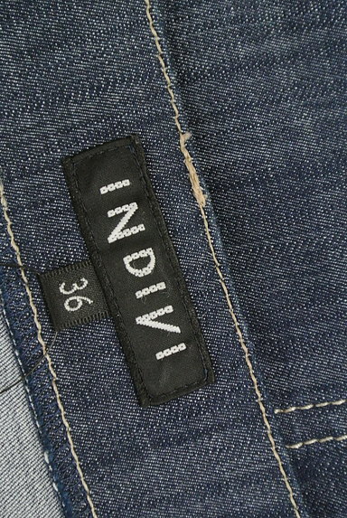 INDIVI（インディヴィ）の古着「7分袖デニムシャツ風ワンピース（ワンピース・チュニック）」大画像６へ