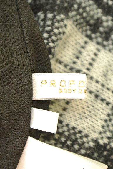 PROPORTION BODY DRESSING（プロポーションボディ ドレッシング）の古着「チェック柄ニットスカート（ミニスカート）」大画像６へ