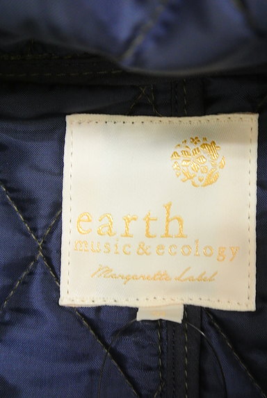 earth music&ecology（アースミュージック＆エコロジー）の古着「ロングキルティングコート（コート）」大画像６へ