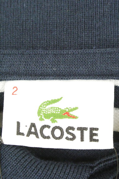 LACOSTE（ラコステ）の古着「マリンボーダーポロシャツ（ポロシャツ）」大画像６へ