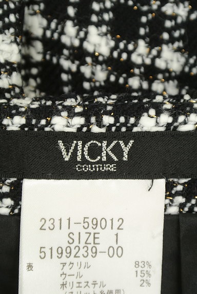 VICKY（ビッキー）の古着「モノトーンチェックミニスカート（ミニスカート）」大画像６へ