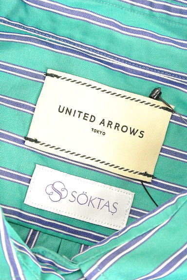 UNITED ARROWS（ユナイテッドアローズ）の古着「カラーストライプシャツ（カジュアルシャツ）」大画像６へ