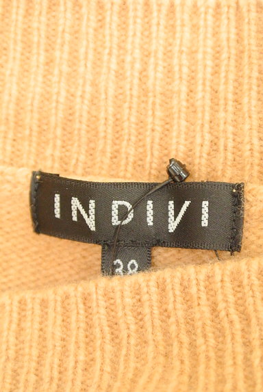 INDIVI（インディヴィ）の古着「バイカラードロップニット（ニット）」大画像６へ