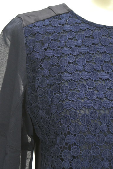 UNTITLED（アンタイトル）の古着「シアー袖刺繍カットソー（カットソー・プルオーバー）」大画像４へ