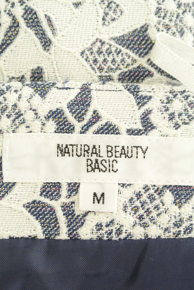 NATURAL BEAUTY BASIC（ナチュラルビューティベーシック）の古着「ラメ刺繍総レーススカート（スカート）」大画像６へ