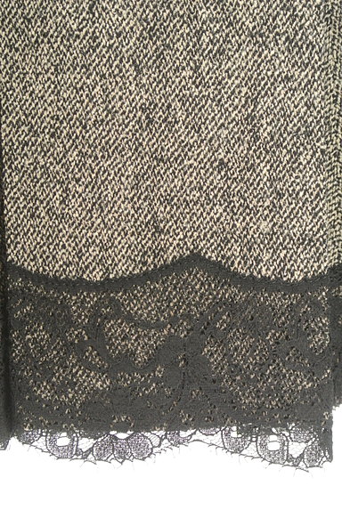 STRAWBERRY-FIELDS（ストロベリーフィールズ）の古着「タックレース裾マーメイドスカート（スカート）」大画像５へ