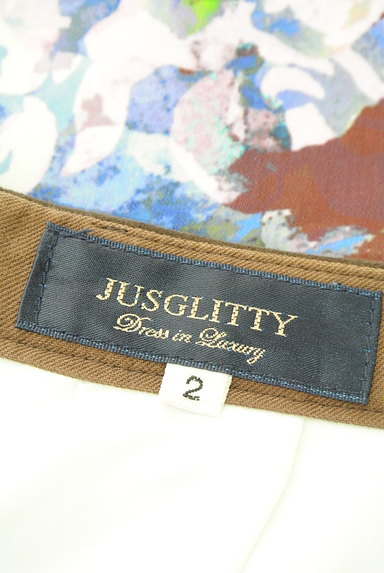 JUSGLITTY（ジャスグリッティー）の古着「ぼかし花柄タイトスカート（スカート）」大画像６へ