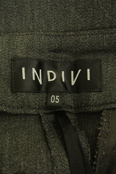 INDIVI（インディヴィ）の古着「センタープレスクロップドパンツ（パンツ）」大画像６へ