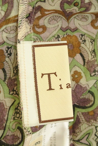 Tiara（ティアラ）の古着「エスニック柄七分袖シアーワンピース（ワンピース・チュニック）」大画像６へ