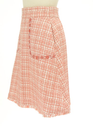 JILL by JILLSTUART（ジルバイジルスチュアート）の古着「ツイードパステル刺繍スカート（スカート）」大画像３へ