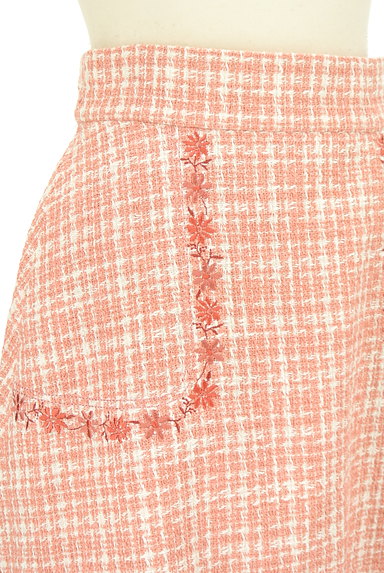 JILL by JILLSTUART（ジルバイジルスチュアート）の古着「ツイードパステル刺繍スカート（スカート）」大画像４へ
