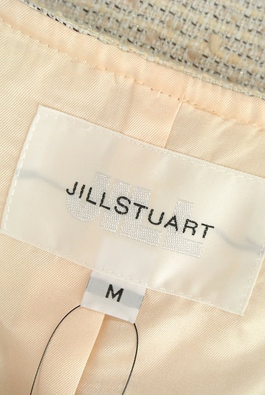 JILL by JILLSTUART（ジルバイジルスチュアート）の古着「ノーカラーツイードロングコート（コート）」大画像６へ