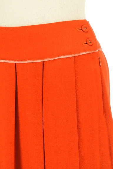 Rouge vif（ルージュヴィフ）の古着「カラープリーツ膝丈スカート（スカート）」大画像４へ