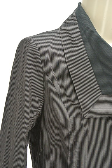 HIROKO KOSHINO（ヒロココシノ）の古着「ストライプ柄デザインジャケット（ジャケット）」大画像５へ