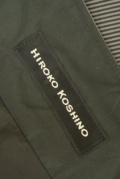 HIROKO KOSHINO（ヒロココシノ）の古着「ストライプ柄フレアミモレスカート（スカート）」大画像６へ