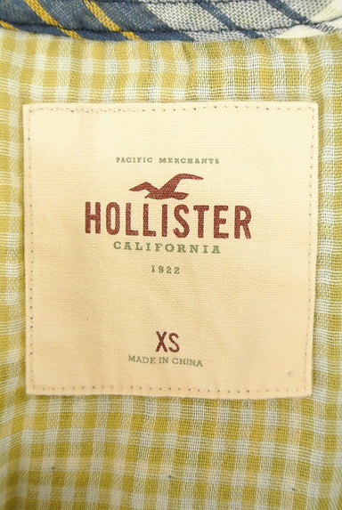 Hollister Co.（ホリスター）の古着「チェック柄７分袖カットソー（カットソー・プルオーバー）」大画像６へ