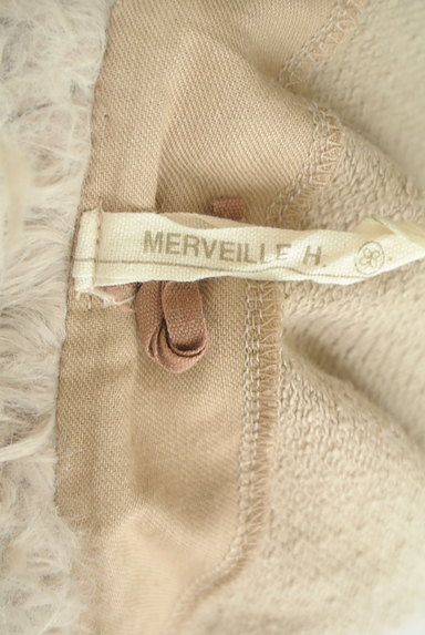 MERVEILLE H.（メルベイユアッシュ）の古着「ボアフードブルゾン（ブルゾン・スタジャン）」大画像６へ