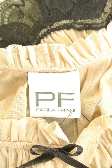 PF by PAOLA FRANI（ピーエッフェバイパオラフラーニ）の古着「レースコンパクトブラウス（ブラウス）」大画像６へ