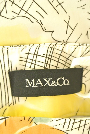 MAX&Co.（マックス＆コー）の古着「ポップ花柄センタープレスパンツ（パンツ）」大画像６へ