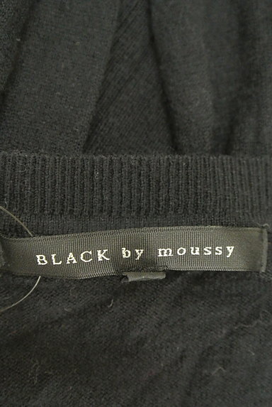 BLACK BY MOUSSY（ブラックバイマウジー）の古着「シンプルニットカーディガン（カーディガン・ボレロ）」大画像６へ