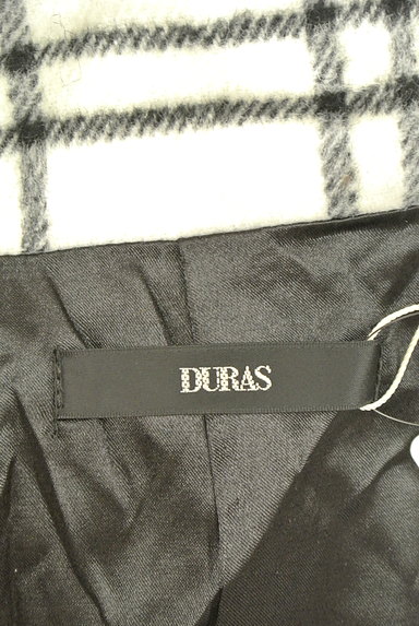 DURAS（デュラス）の古着「モノトーンチェック柄チェスターコート（コート）」大画像６へ