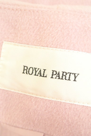 ROYAL PARTY（ロイヤルパーティ）の古着「ノーカラーパステルロングコート（コート）」大画像６へ